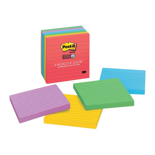 Post-It Note 675-6Super StickyAN S/S Pack of 6