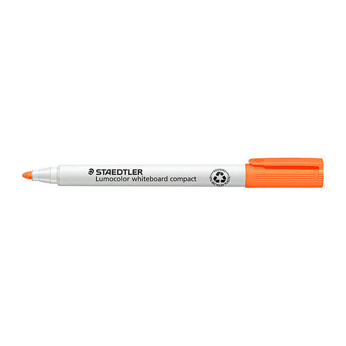 Staedtler Lumo Whiteboard Compact Bulletpoint Orange Box of 10