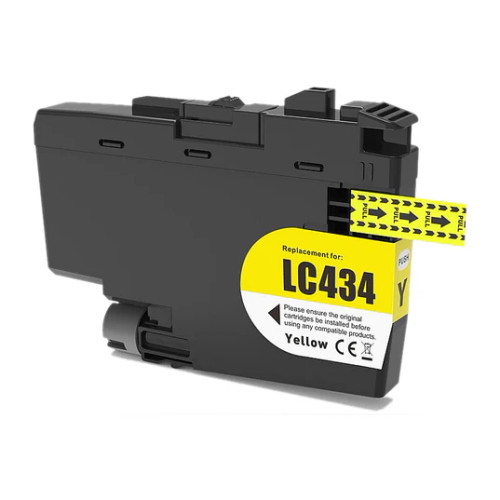 Compatible Brother LC-434 Yellow Ink Cartridge - 750 pages