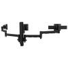 Atdec AWMS-3-137S4 Triple Monitor Arms with Sliders on 400mm Post. Heavy Duty F-Clamp Desk Fixing, VESA up to 100x100, Black