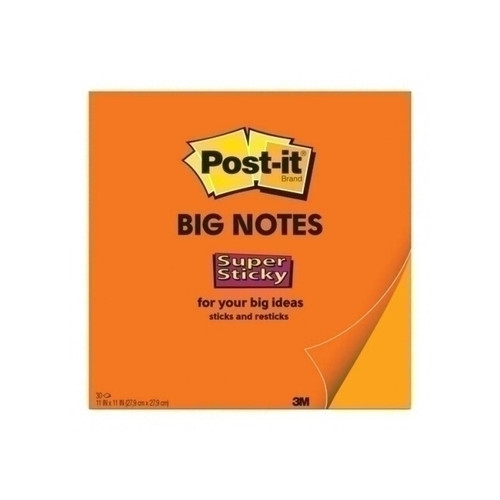Post-It Notes BN11O S/Sticky Big Orange 279mm