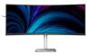 Philips 34B2U5600C 34" 21:9 WQHD 3440 x 1440, VA LCD Business Curved Monitor, 4ms, HDMI DP, USB-C Docking, RJ45, Height, Speakers, Swivel, Tilt