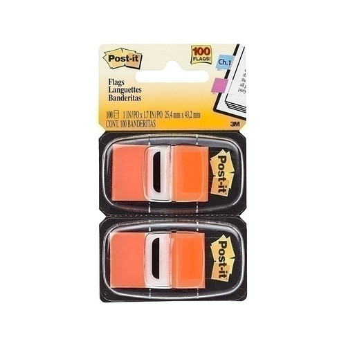 Post-It Flags 680-OE2 Twin Orange Pk2 Box of6