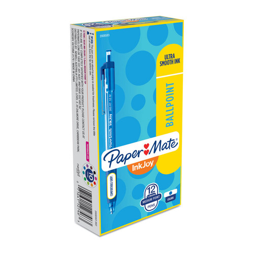 Paper Mate InkJoy 300RT BP Blue Pack of 12