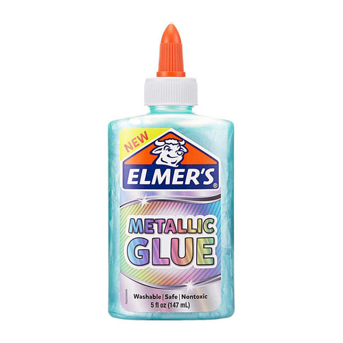 Elmers Metalic Liquid Glue 147ml Teal Box of 3