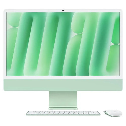 iMac 24in Retina 4.5K - Green - M4 (10-core CPU / 10-core GPU) - 24GB - 512GB SSD - Magic Kb w/Touch ID - GbE