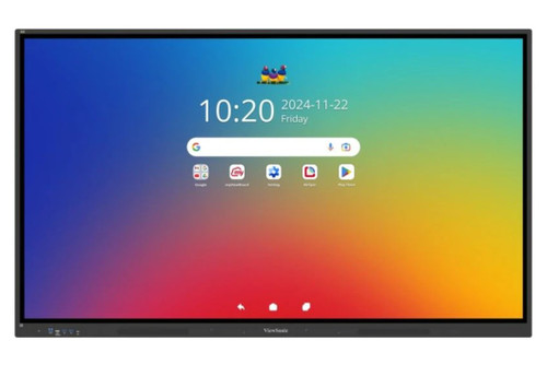 ViewSonic IFP6534 34 Android 14, EDLA, 65', Touch Point Windows: 40, Android: 20, EDLA: 20 Android 14 (EDLA) *Ready end of March SKU under updated*