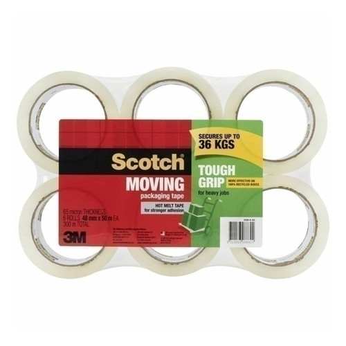 Scotch Pack of Packaging Tape 3500-6-AU Pack of 6