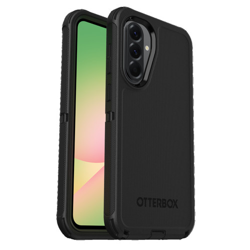 OtterBox Defender Samsung Galaxy A56 5G (6.7') Case Black - (77-97788), DROP+ 7X Military Standard, Multi-Layer, Port Covers, 7 Years Warranty