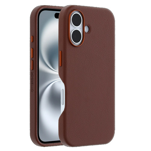 OtterBox Symmetry MagSafe Cactus Leather Apple iPhone 16 Plus (6.7') Case Brown - (77-96289),DROP+ 3X Military Standard,Ultra-Sleek,Pocket friendly