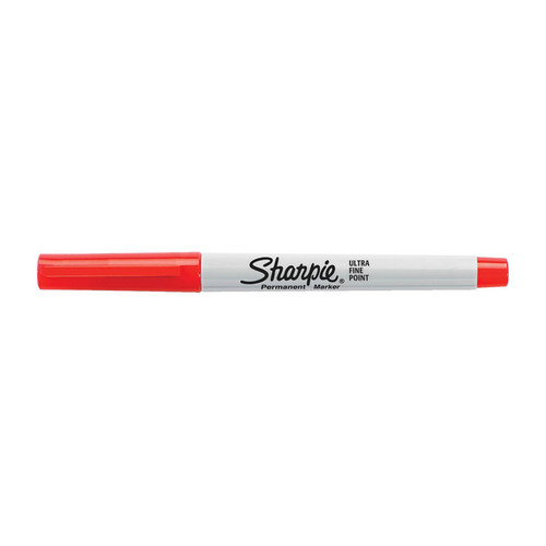 Sharpie Ultra Fine Point Permanent Marker Red Pack of 12