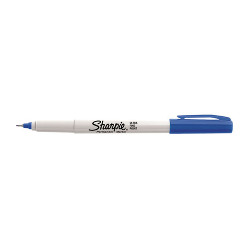 Sharpie Ultra Fine Point Permanent Marker Blue Pack of 12