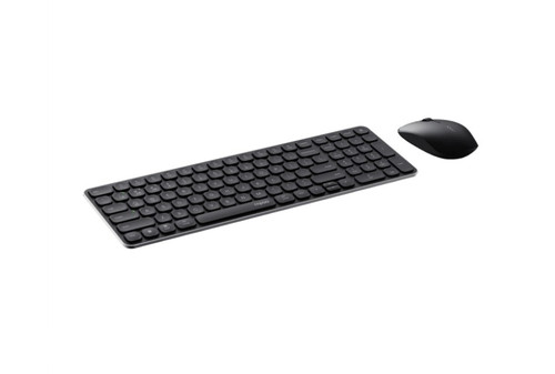 RAPOO 9320M Bluetooth 4.0, 5.0 + 2.4G  Wireless Multi-mode Keyboard Mouse Combo, Aluminum Base, 2400 DPI, 10M Range, Compact Black Retail Pack
