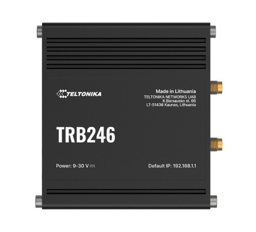 Teltonika Industrial IoT Gateway, 4G/LTE(Cat 4), Dual SIM, Auto-Failover, Backup WAN, Supports DNP3, DLMS, Modbus, PSU excluded