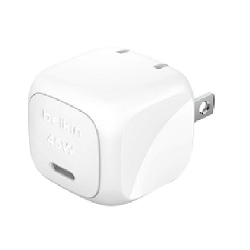 Belkin BoostCharge Compact 45W USB-C PD 3.1 Wall Charger - White (WCA013auWH), Dynamic Power,Safe & Efficient, Compact & Travel-Ready,2 Years Warranty