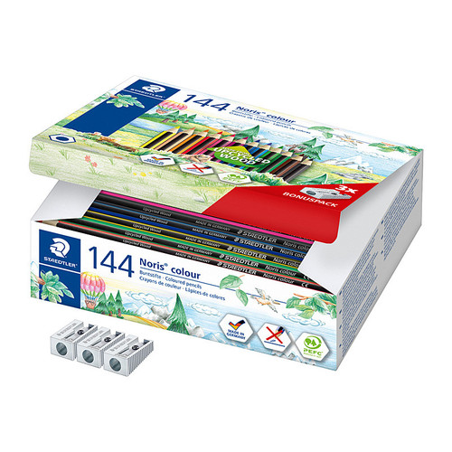 Staedtler Noris Hex Colour Assorted Pencils Pack of 144