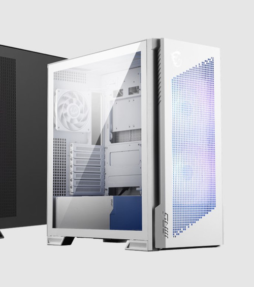 MSI MPG VELOX 300R AIRFLOW PZ WHITE, Mid-Tower Case, E-ATX / ATX / M-ATX / ITX, 7x Expansion Slots, 1x USB-C, 1x Audio, 4x 2.5', 1x3.5'