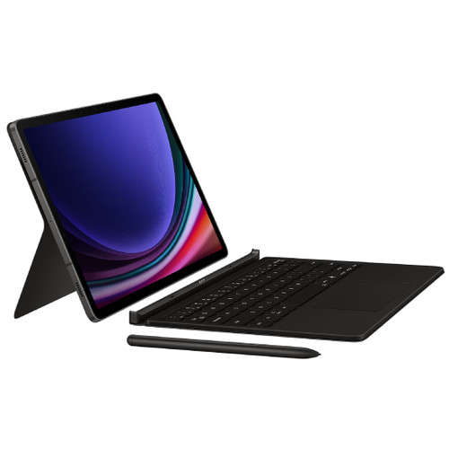Samsung Galaxy Tab S10 FE / Tab S9 / S9 FE Book Cover Keyboard Black - Magnetic, Effortless Comes In 150°, Wireless Sharing, AI Key,1 Year Warranty