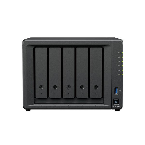 Synology DiskStation DS1525+ 5-Bay 3.5" , 2x 2.5 GbE (Tower), AMD Ryzen Quad Core 2.2GHz, 8GB RAM, x USB3.2, 2x Expansion 3 year Wty - SYN HDD ONLY