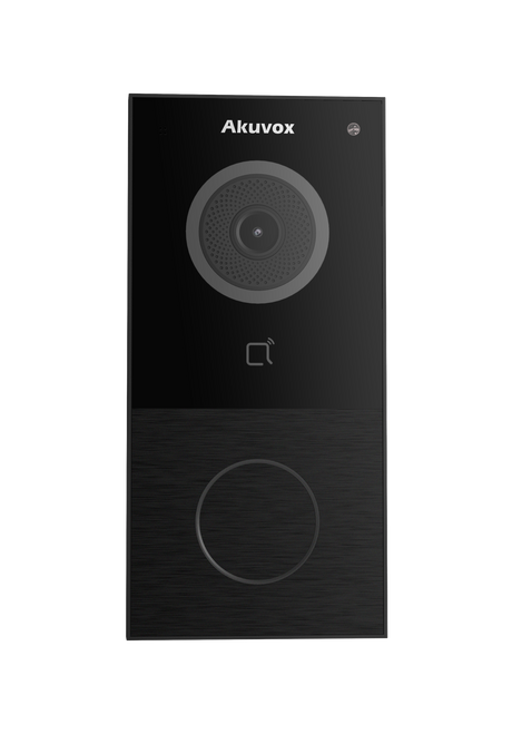 SIP VIDEO DOOR BELL WITH RELAY BLACK