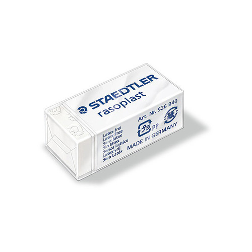 Staedtler Eraser Rasop lAssorted 33mm Box 40