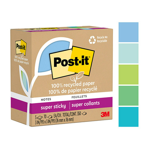 Post-It Sweet Sprinkle 654R-5Sweet SprinkleT 76x76 Pack of 5 Box of 6
