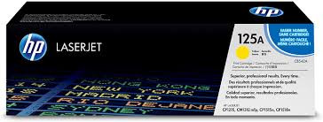 HP (CB542A) 125A Yellow Toner Cartridge - 1,400 pages