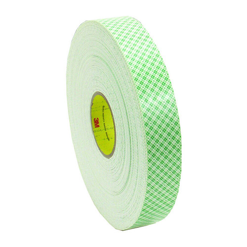 3M  Double Coated Urethane Foam Tape 4016, Off White, 1/2 in x 36 yd, 62 mil, 18 Roll/Case