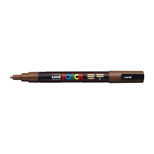 Posca PC-3M Fine Bullet Marker Brown