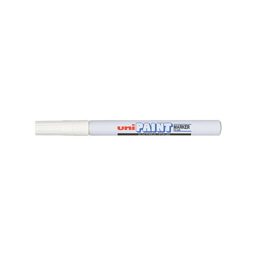 Uni Chalk Marker XFine White Box of 12