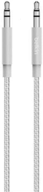 Belkin MIXIT Metallic AUX Cable (1.2M) - Silver (AV10164bt04-SLV), Versatile, Sleek & Stylish, Durable, Easy to Carry, 2 Years Warranty