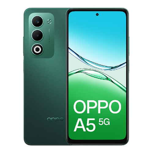 OPPO A5 5G 128GB - Aurora Green (CPH2735AU Green)*AU STOCK*, 6.67', HD+, 120Hz, 4GB/128GB, 50MP/8MP, Dual SIM, 6000mAh, 2 Years Warranty