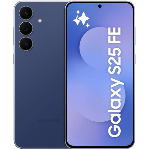 Samsung Galaxy S25 FE 5G 128GB - Navy *AU STOCK*, 6.7', Full HD+, 120Hz, 8GB/128GB, 50MP/12MP, Single+ eSIM,AI, 4900mAh, 2 Years Warranty
