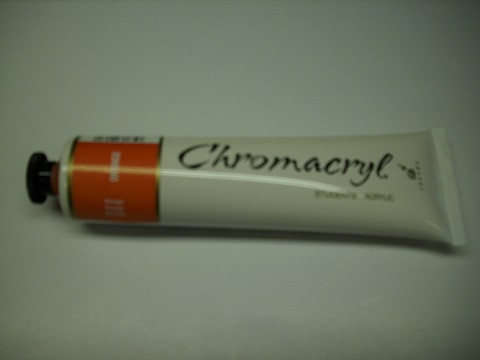 Paint Chromacryl 75ml Orange