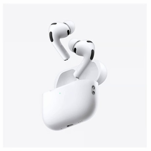 Apple MFHP4X/A, AirPods Pro 3 Wireless Earbuds, up to 4x more Active Noise Cancellation, Adaptive Audio, Dual Beamforming Mic, BT 5.3, USB-C MagSafe Charging Case Qi‑certified, Apple H2 Chip, IP57 Dust/Sweat/Water Resistant, 1 Year Warranty