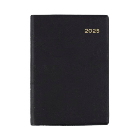 Diary Collins Belmont A7 Pocket Day to a Page PVC Black Y2026 137V99