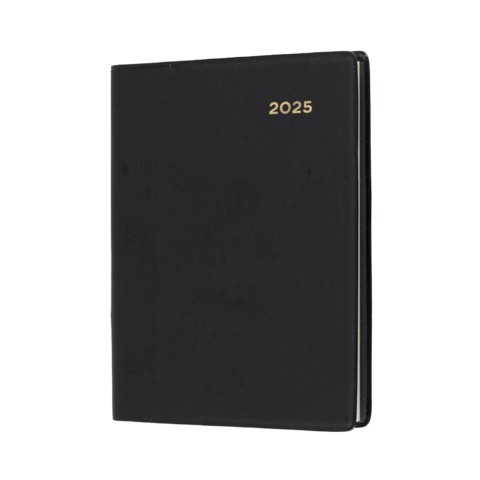 Diary Collins Belmont A7 Pocket Week to an Opening with Pencil PVC Black Y2026 337PV99