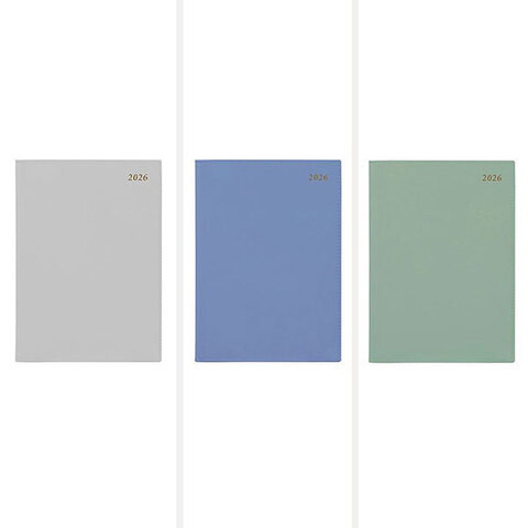 Diary Cumberland Soho A5 Week to an Opening 57SSH PVC Spiral Assorted Colours Y2026