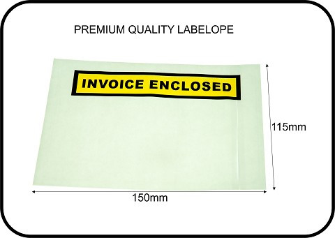 Invoice Enclosed Labelope Osmer 150 x 115mm Box 1000 IE1511/04708