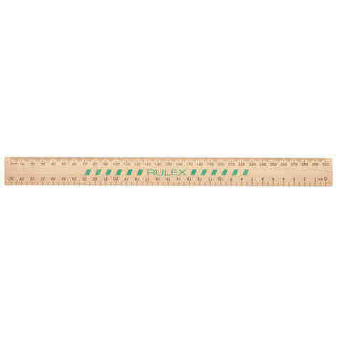 Ruler Wooden Unpolished 30cm Celco 0321740