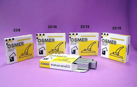 Staples Osmer/Genmes 23/12 12mm Leg Heavy Duty Box 1000