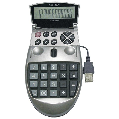 Calculator Citizen USBM012 12 Digit Laptop Connection With Mouse