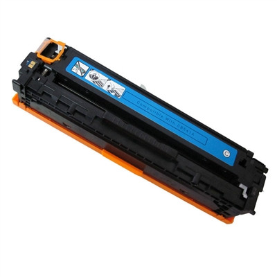Compatible HP (CB541A) 125A Cyan Toner Cartridge - 1,400 pages