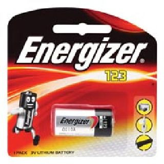 Battery Energizer Lithium EL123 3V Card of 1