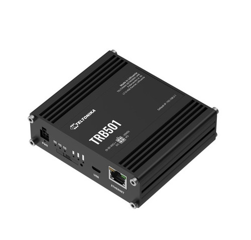 Teltonika TRB501 Industrial 5G Gateway, Ultra-high Cellular Speeds of up to 1 Gbps, Backward Compatible with 4G (LTE CAT 20) Network, PSU included