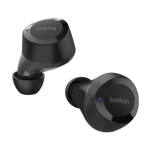 Belkin SoundForm Bolt 2 Wireless Earbuds - Black (AUC009fqBKV2), 28 Hours, LightWeight, Multipoint Technology, IPX4 rated, 2 Years Warranty