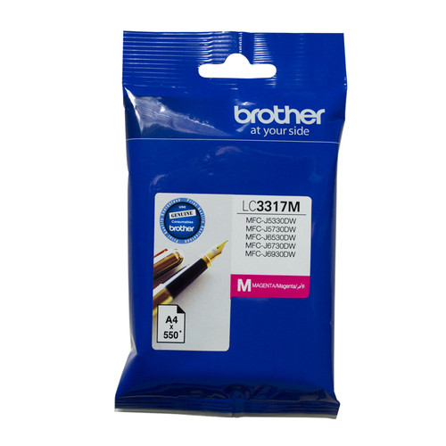 Brother LC-3317 Magenta Ink Cartridge - 550 pages