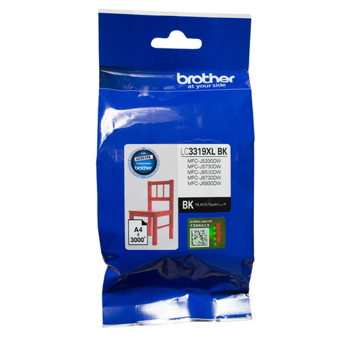 Brother LC-3319XL Black Ink Cartridge - 3,000 pages