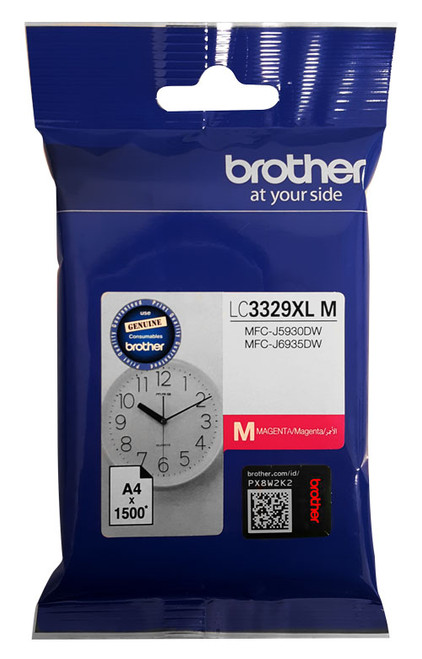 Brother LC3329XL Magenta Ink Cartridge - 1,500 pages