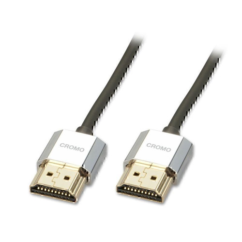 Lindy 1m Slim HDMI Cable Clear